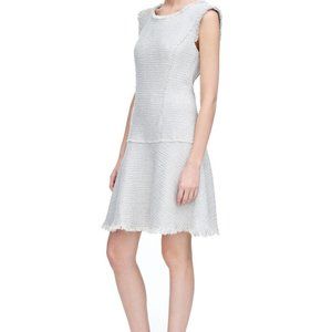 Rebecca Taylor Sleeveless Stretch Tweed Dress (10)